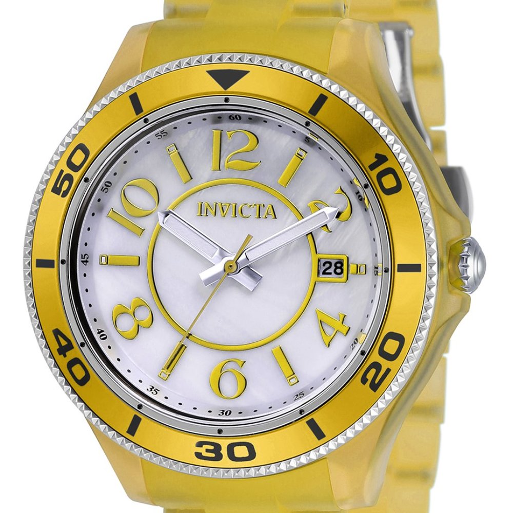 Invicta Anatomic Mother of Pearl Lady Quartz Watch